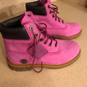 New pink Timberlands limited edition
